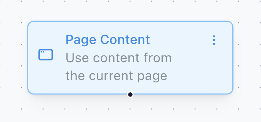Page Content Block - Configuration interface for extracting webpage content