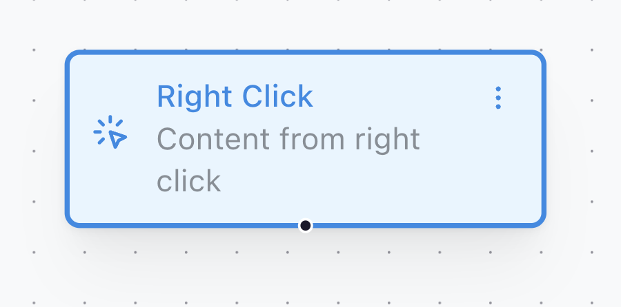 Right-Click Block - Configuration interface for selected text and elements
