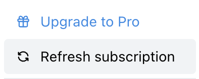 Activate Pro Features